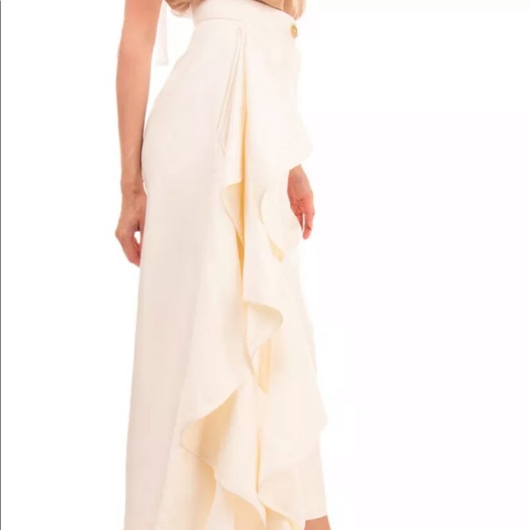 🔴FINAL PRICE !!! high waisted wide leg crop trousers solace London - Picture 6 of 14